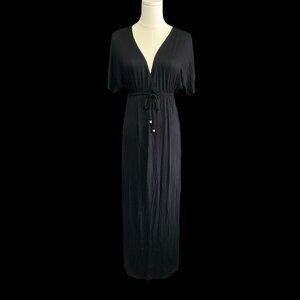 Black Maxi Cover Up